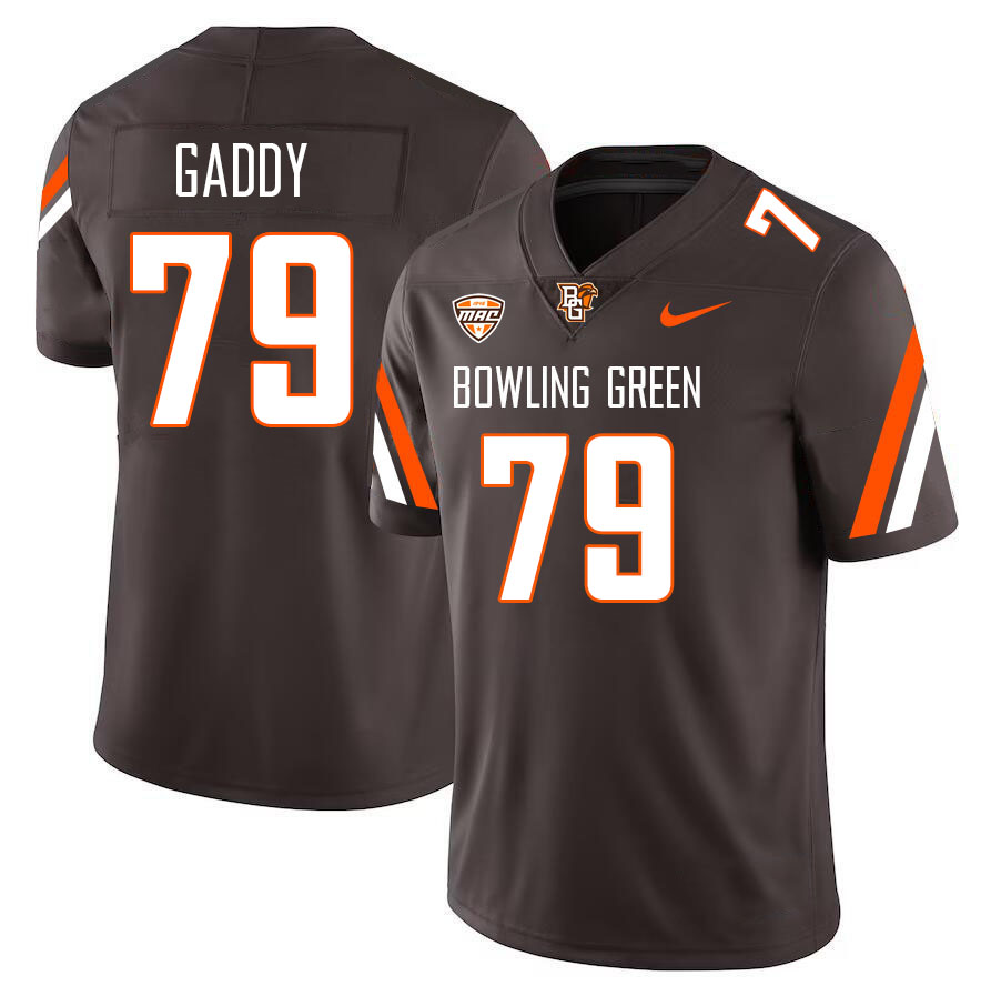 Bowling Green Falcons #79 Darius Gaddy College Football Jerseys Stitched Sale-Brown